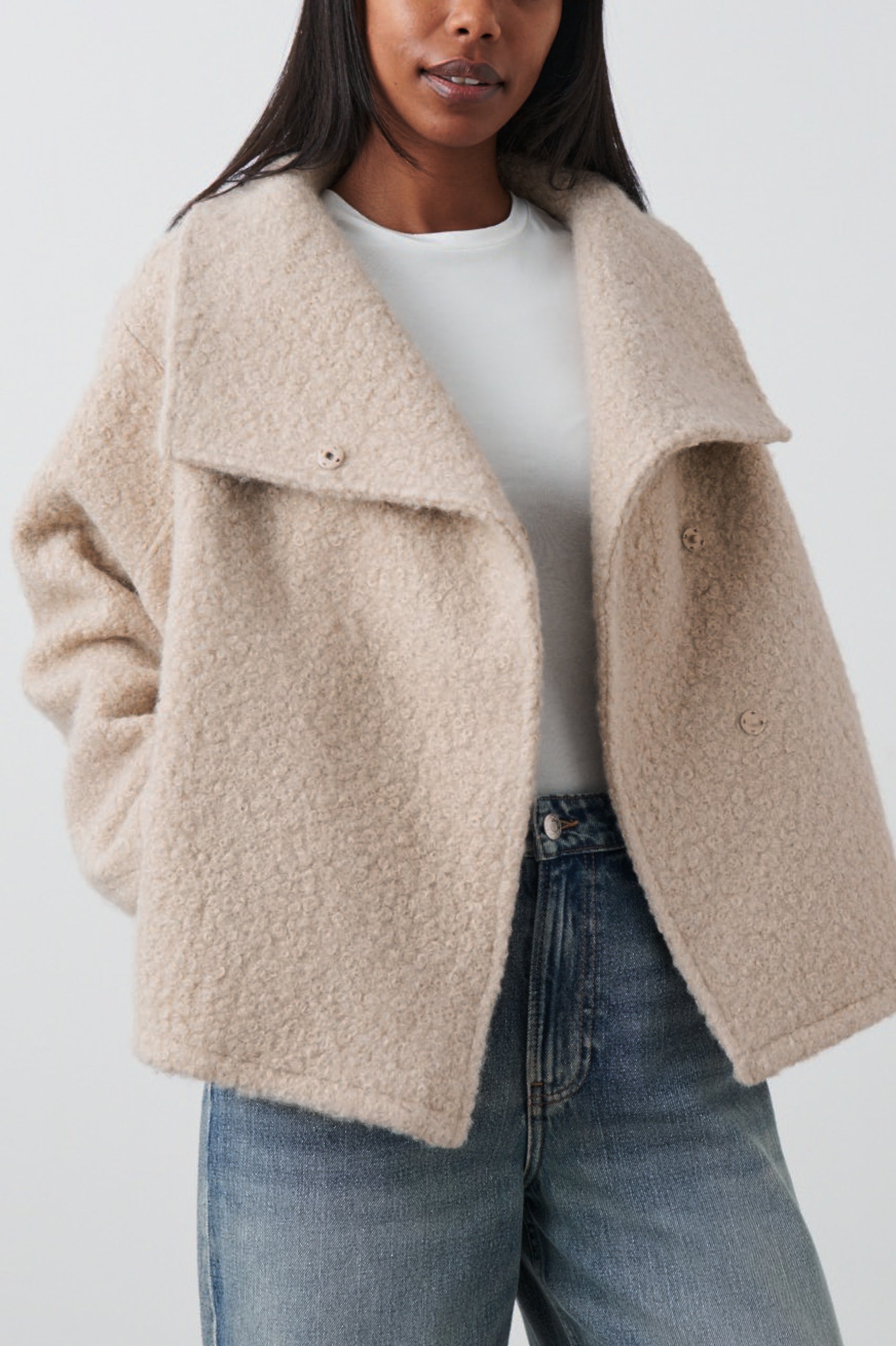 Soft teddy jacket sales